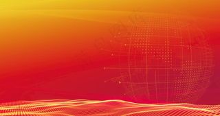红色渐变科技矢量背景图片