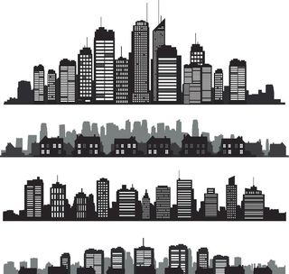 剪影 背影 建筑 城市 雕刻 图片