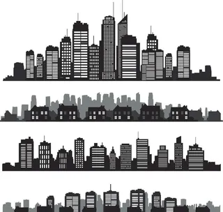 剪影 背影 建筑 城市 雕刻 图片