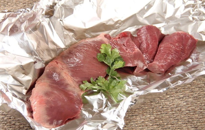 锡纸烧猪心图片