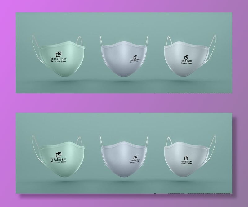 口罩样机图片