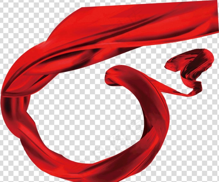 红色飘带图片