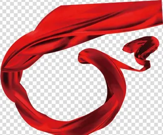 红色飘带图片