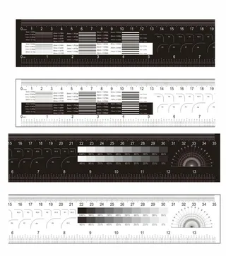 菲林尺 阴片 阳片图片