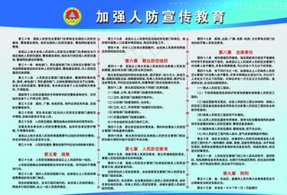加强人防宣传教育图片