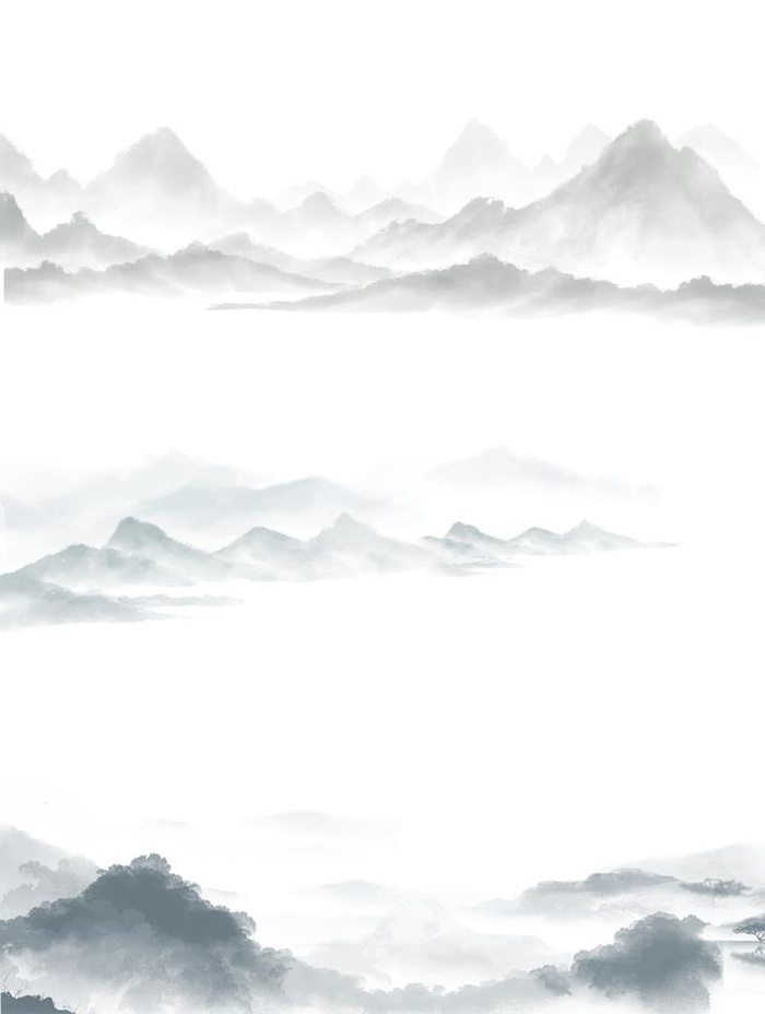 水墨山图片