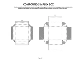 包装盒展开图图片