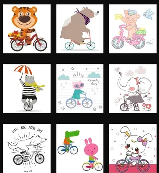 卡通动漫趣味杂志海报插画图片