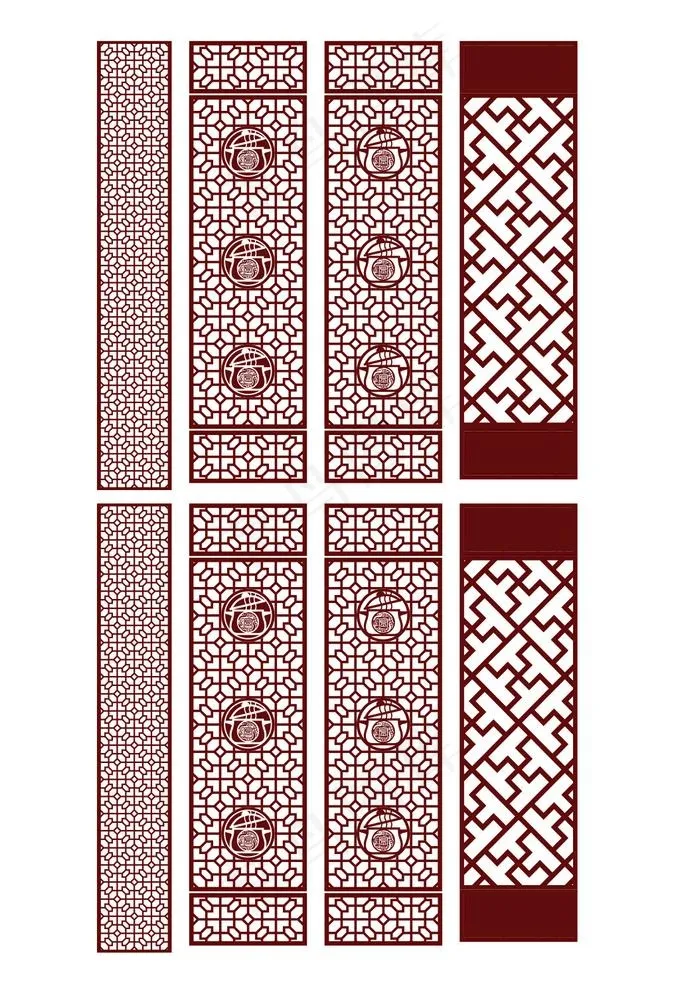 家居隔断 中式花纹 雕花图片