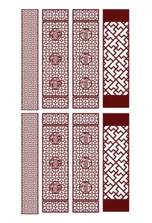 家居隔断 中式花纹 雕花图片