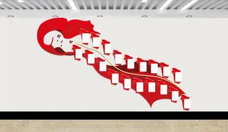 楼梯文化墙图片