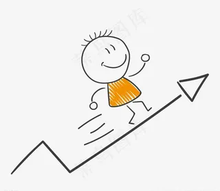 成功人素描图片