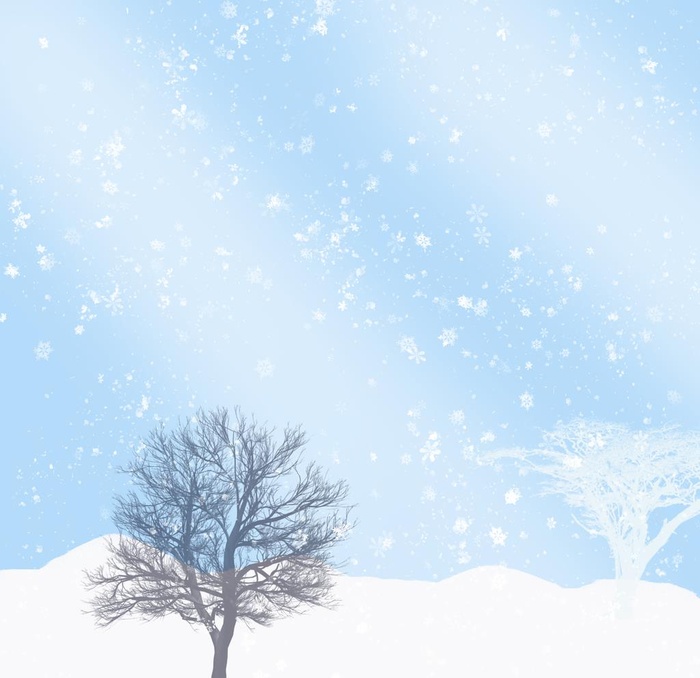 雪背景图片(2000x2000)psd模版下载