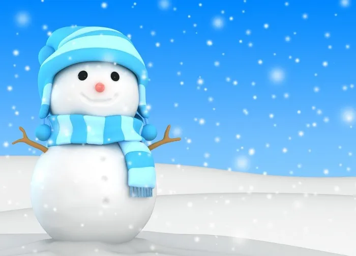 3D雪人图片