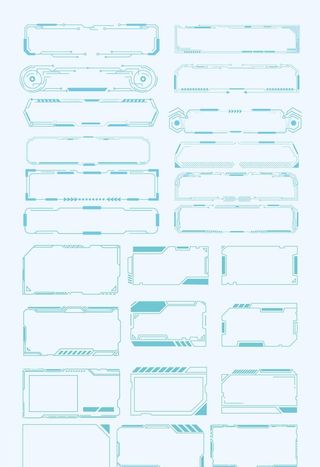 科技边框装饰框图片