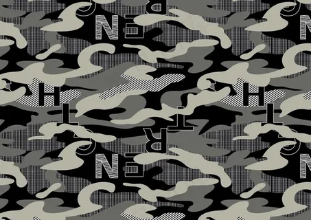 字母迷彩图片