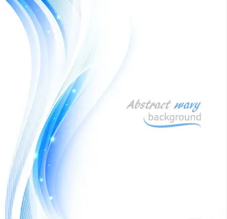 蓝色唯美优雅线条波浪背景图片