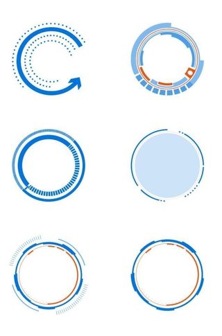科技文字框图片