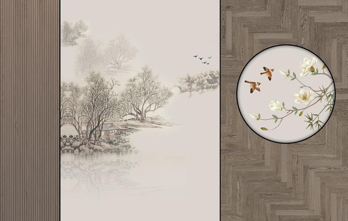 工笔花鸟画图片