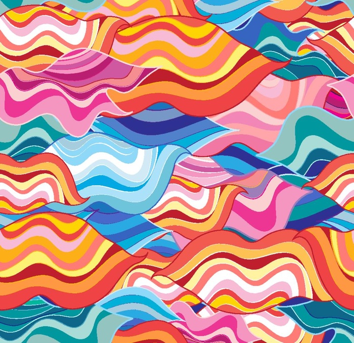 抽象彩色花纹图案图片