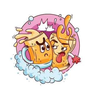 卡通手绘啤酒图片