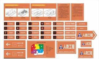 人防工程牌图片