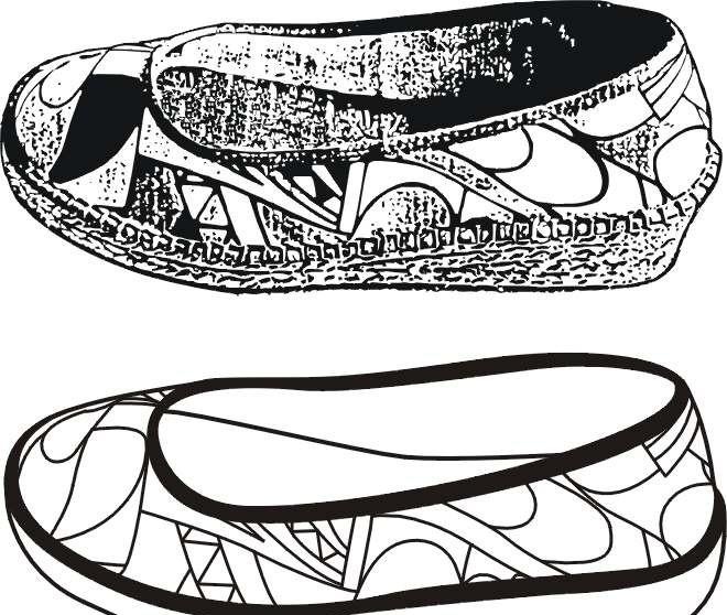 布鞋图片cdr矢量模版下载