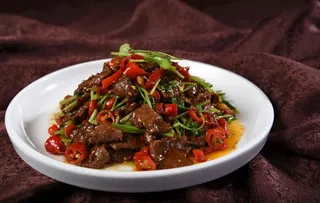 小炒 黄牛肉图片