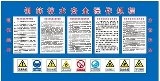 钢筋技术安全操作规程 工地 广图片
