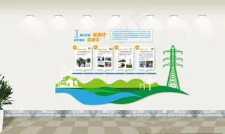 电力展板上墙图片