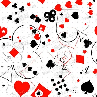矢量扑克图片