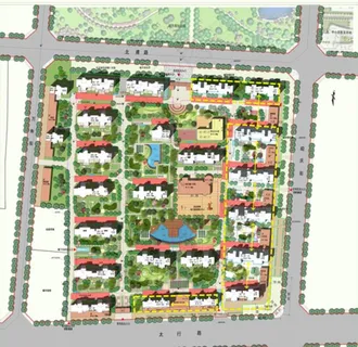 小区总体规划图片