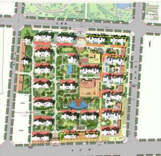 小区总体规划图片