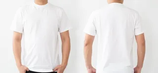 白色T恤样机   短袖样机图片