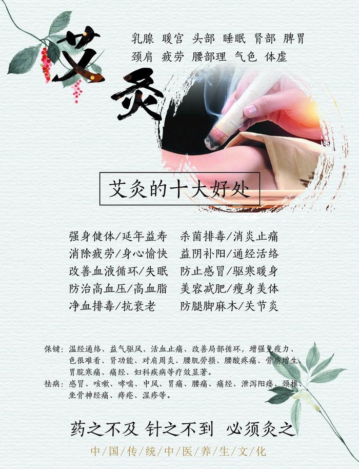 艾灸的十大好处图片