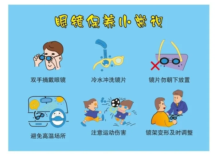 眼镜保养常识图片cdr矢量模版下载