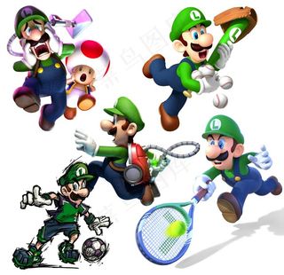 超级玛丽奥人物素材图片