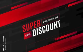 红黑炫酷背景图片