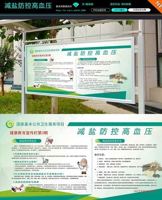 减盐防控高血压图片