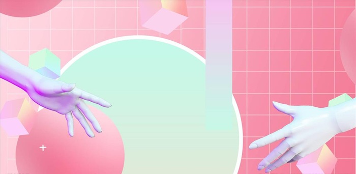 蒸汽波背景图片