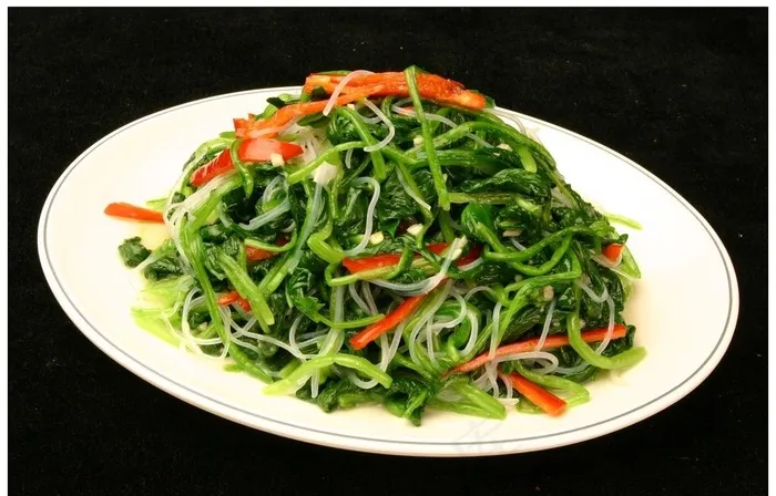 菠菜粉丝图片