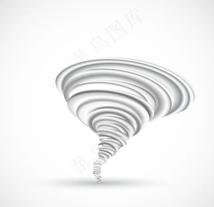 龙卷风矢量图片ai矢量模版下载