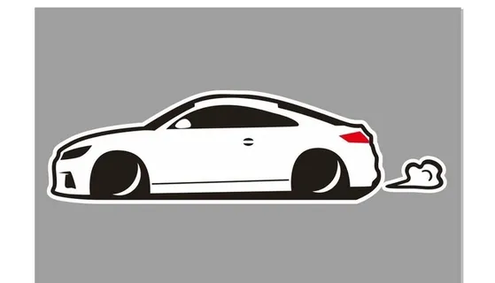 手绘汽车 卡通汽车 矢量车贴图片