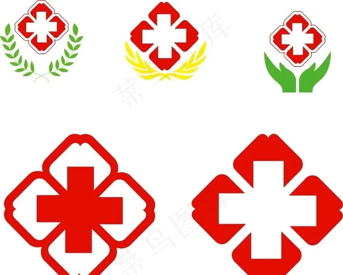 红十字图片cdr矢量模版下载