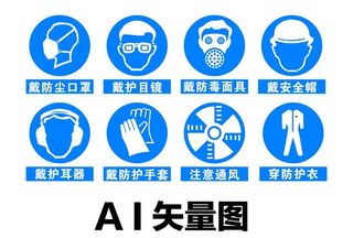 防护标志图片