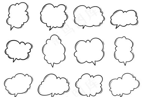 矢量对话框图片