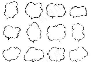 矢量对话框图片