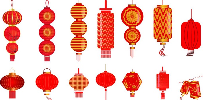 灯笼图片cdr矢量模版下载