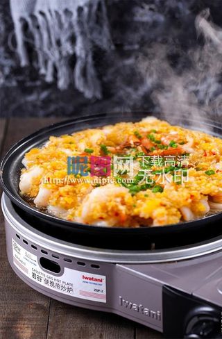 蒜茸蒸大虾图片