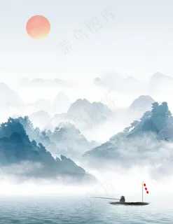 山水背景图片 山水背景图片